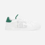 Dolce Gabbana D&G Women Calfskin Portofino Sneakers-White CS2277AV0668N102