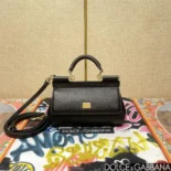 Dolce Gabbana D&G Women Small Sicily Handbag-Black BB7116A100180999
