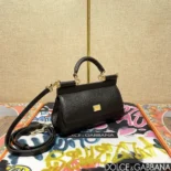 Dolce Gabbana D&G Women Small Sicily Handbag-Black BB7116A100180999