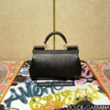 Dolce Gabbana D&G Women Small Sicily Handbag-Black BB7116A100180999