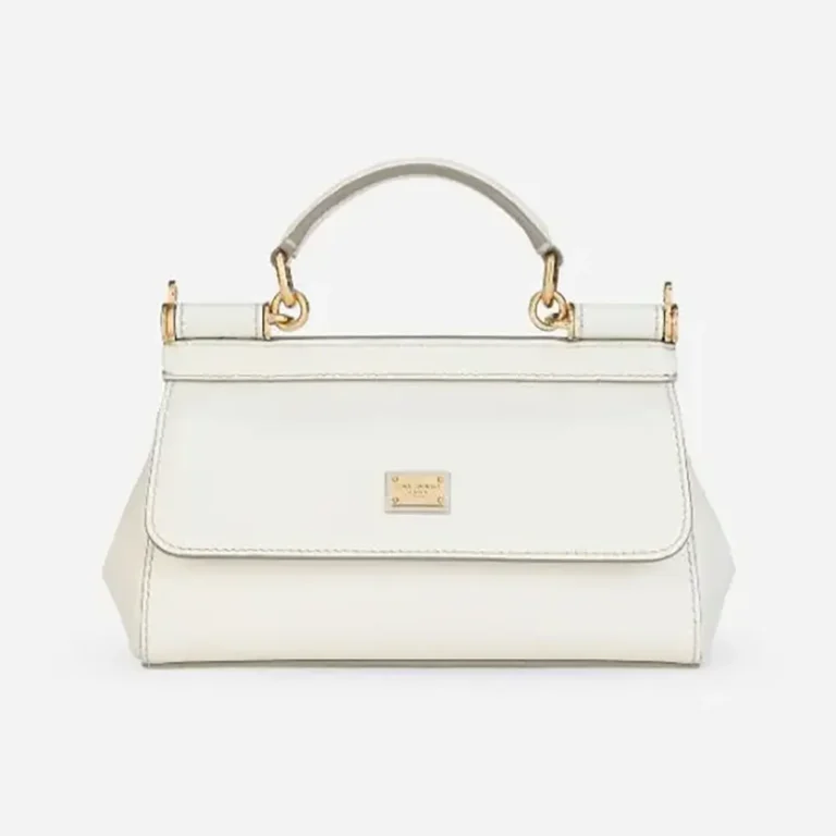 Dolce Gabbana D&G Women Small Sicily Handbag-White BB7116A100180001