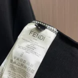 Fendi Men Black Cotton T-shirt FY0936ARYYF0QA1