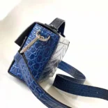 Fendi Men Soft Trunk Baguette Blue Gradient Crocodile Bag 7VA565AMU6F1KSX