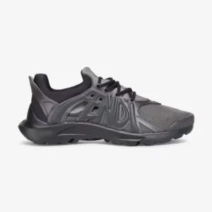 Fendi Men Tag Sneakers Black Technical Mesh Running Sneakers
