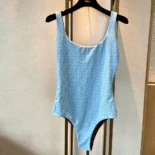 Fendi Women Blue Lycra® Reversible Swimsuit FXB922ADHBF0GME