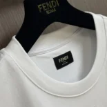 Fendi Women White Cotton T-shirt FY0936ARYYF0QA0