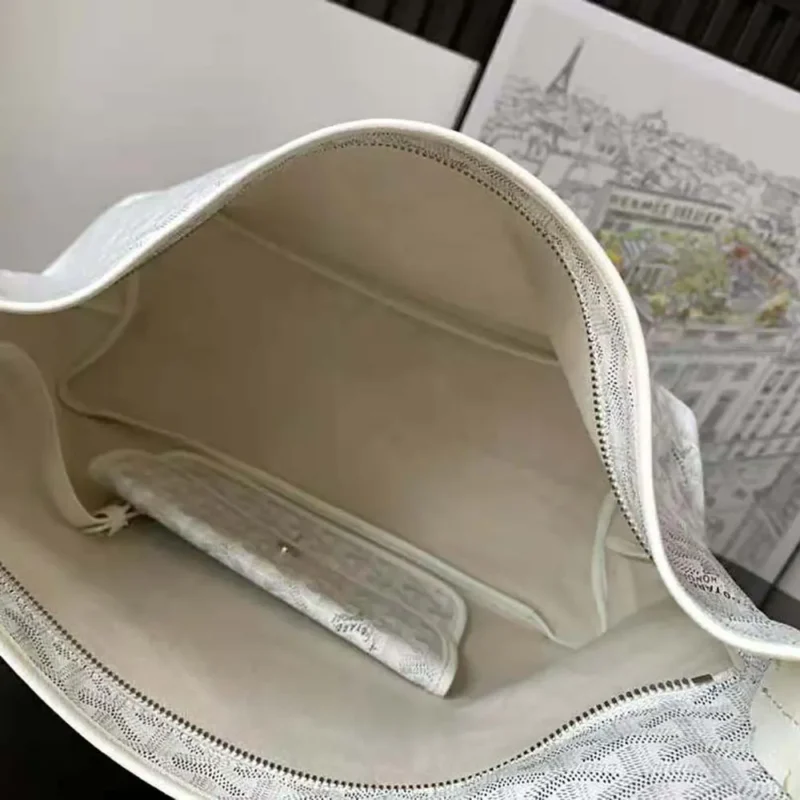 Goyard Unisex Bohème Hobo Bag-White BOHEMEPMLTY50CL50P