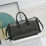 Goyard Unisex Boston 50 Bag-Black BOSTON050TY01CL01P