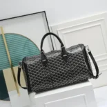 Goyard Unisex Boston 50 Bag-Black BOSTON050TY01CL01P