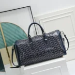 Goyard Unisex Boston 50 Bag-Navy Blue BOSTON050TY12CL12P