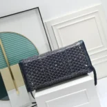Goyard Unisex Boston 50 Bag-Navy Blue BOSTON050TY12CL12P