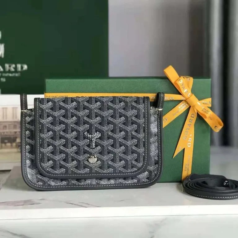 Goyard Women Plumet Pocket Wallet-Grey PLUMETPMLTY51CL51P