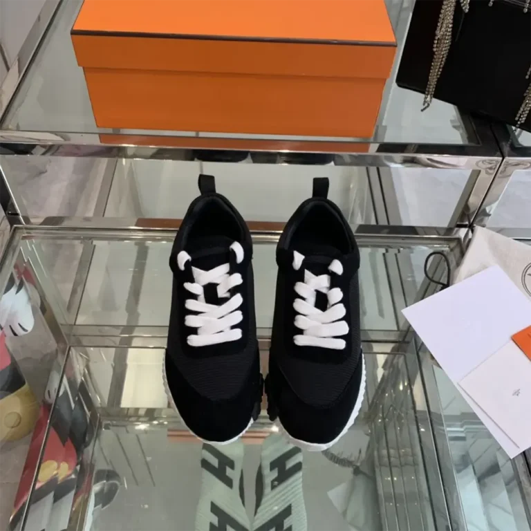 Hermes Unisex Bouncing Sneaker-Black H242250Z 02350Hermes Unisex Bouncing Sneaker-Black H242250Z 02350