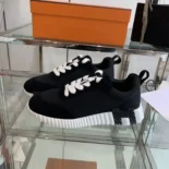 Hermes Unisex Bouncing Sneaker-Black H242250Z 02350
