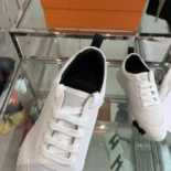 Hermes Unisex Bouncing Sneaker-White/Black H242250Z 90390
