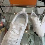 Hermes Unisex Bouncing Sneaker-White/Brown H241202Z 90390
