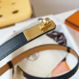 Hermes Women Kelly 18 Belt-Black H069853CD89