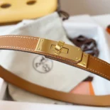 Hermes Women Kelly 18 Belt-Brown H069853CD37