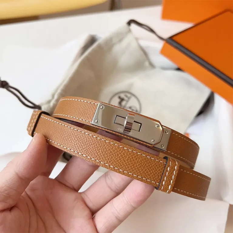 Hermes Women Kelly 18 Belt-Brown H069853CK37