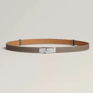 Hermes Women Kelly 18 Belt-Grey H069853CK18