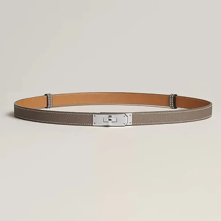 Hermes Women Kelly 18 Belt-Grey H069853CK18