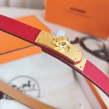 Hermes Women Kelly 18 Belt-Red H069853CDG0
