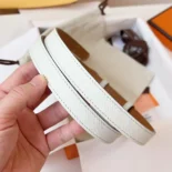 Hermes Women Kelly 18 Belt-White H069853CC01