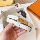 Hermes Women Kelly 18 Belt-White H069853CC01