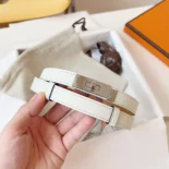 Hermes Women Kelly 18 Belt-White H069853CK01