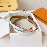 Hermes Women Kelly 18 Belt-White H069853CK01