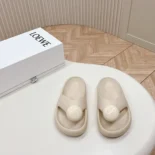 Loewe Women Foam Pebble Sandal-White L815465XA6