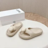 Loewe Women Foam Pebble Sandal-White L815465XA6