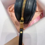 Miu Miu Women Belt with Matelassé Pouch-Black 5CC5682FPPF0002