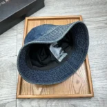 Prada Unisex Denim Bucket Hat-Blue 1HC137_12K1_F0V3N