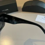Prada Unisex Sunglasses with Triangle Logo SPR13Z_E1AB_F05S0_C_A052