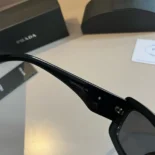 Prada Unisex Sunglasses with Triangle Logo SPR13Z_E1AB_F05S0_C_A052