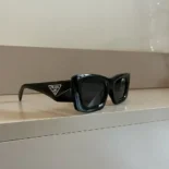 Prada Unisex Sunglasses with Triangle Logo SPR13Z_E1AB_F05S0_C_A052