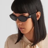 Prada Unisex Symbole Sunglasses-Black SPR26Z_E16K_FE08Z_C_A056