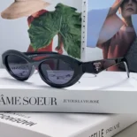 Prada Unisex Symbole Sunglasses-Black SPR26Z_E16K_FE08Z_C_A056