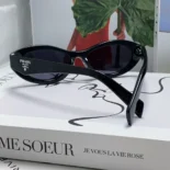 Prada Unisex Symbole Sunglasses-Black SPR26Z_E16K_FE08Z_C_A056