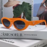 Prada Unisex Symbole Sunglasses-Orange SPR26Z_E16K_FE08Z_C_A056