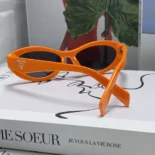 Prada Unisex Symbole Sunglasses-Orange SPR26Z_E16K_FE08Z_C_A056