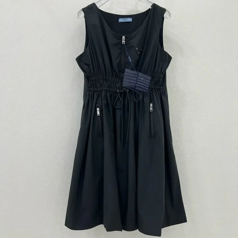 Prada Women Light Re-Nylon Sleeveless Dress 23X698_1WQ9_F0002_S_OOO