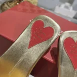 Roger Vivier Women Strass Buckle Slides in Raffia RVW670388406D1C013