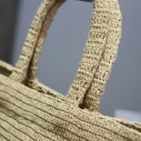 Saint Laurent YSL Unisex Saint Laurent Tote in Raffia 776763GAAEL2063