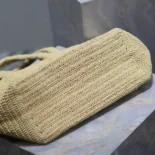 Saint Laurent YSL Unisex Saint Laurent Tote in Raffia 776763GAAEL2063
