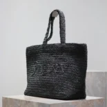 Saint Laurent YSL Unisex Saint Laurent YSL Women Saint Laurent Tote in Raffia 756269GAAEI1000