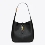 Saint Laurent YSL Women Le 5 à 7 Small Supple in Python-Black 727709EAAWB1000