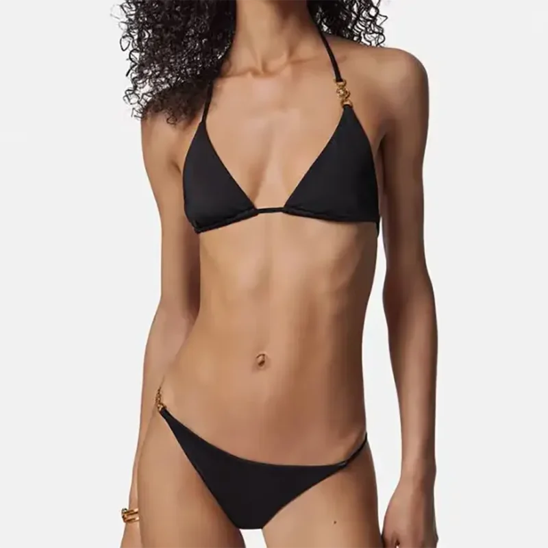 Versace Women Medusa 95 Bikini Top Bottoms 1B000