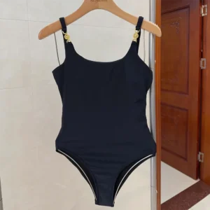 Versace Women Medusa 95 One-piece Swimsuit-Black 1B000